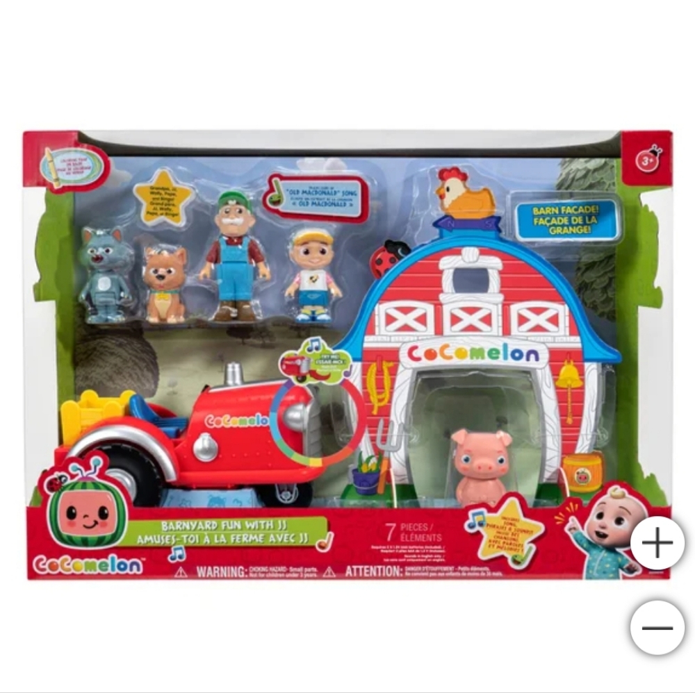 2 for $50 - Cocomelon Tractor Set - No Box